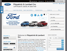 Tablet Screenshot of fitzandlambert.com